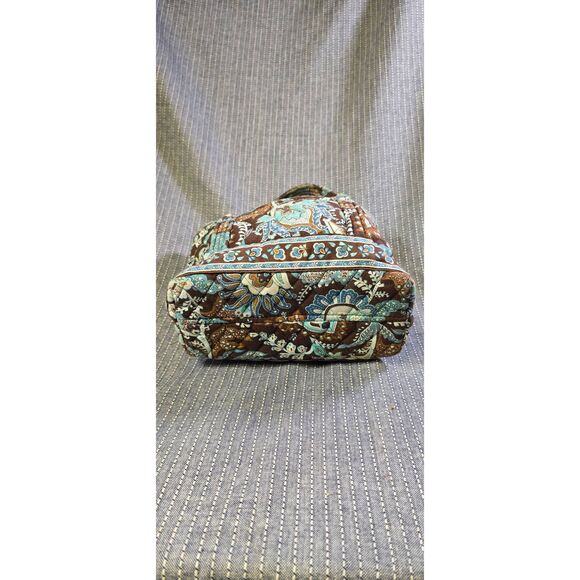 Vera Bradley Small Toggle Tote bag Java Blue Paisley Pattern - Picture 6 of 10